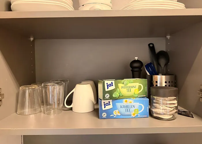 Appartement Rheinblick-apartment Snacks, Ambilight & Boxspringbett *